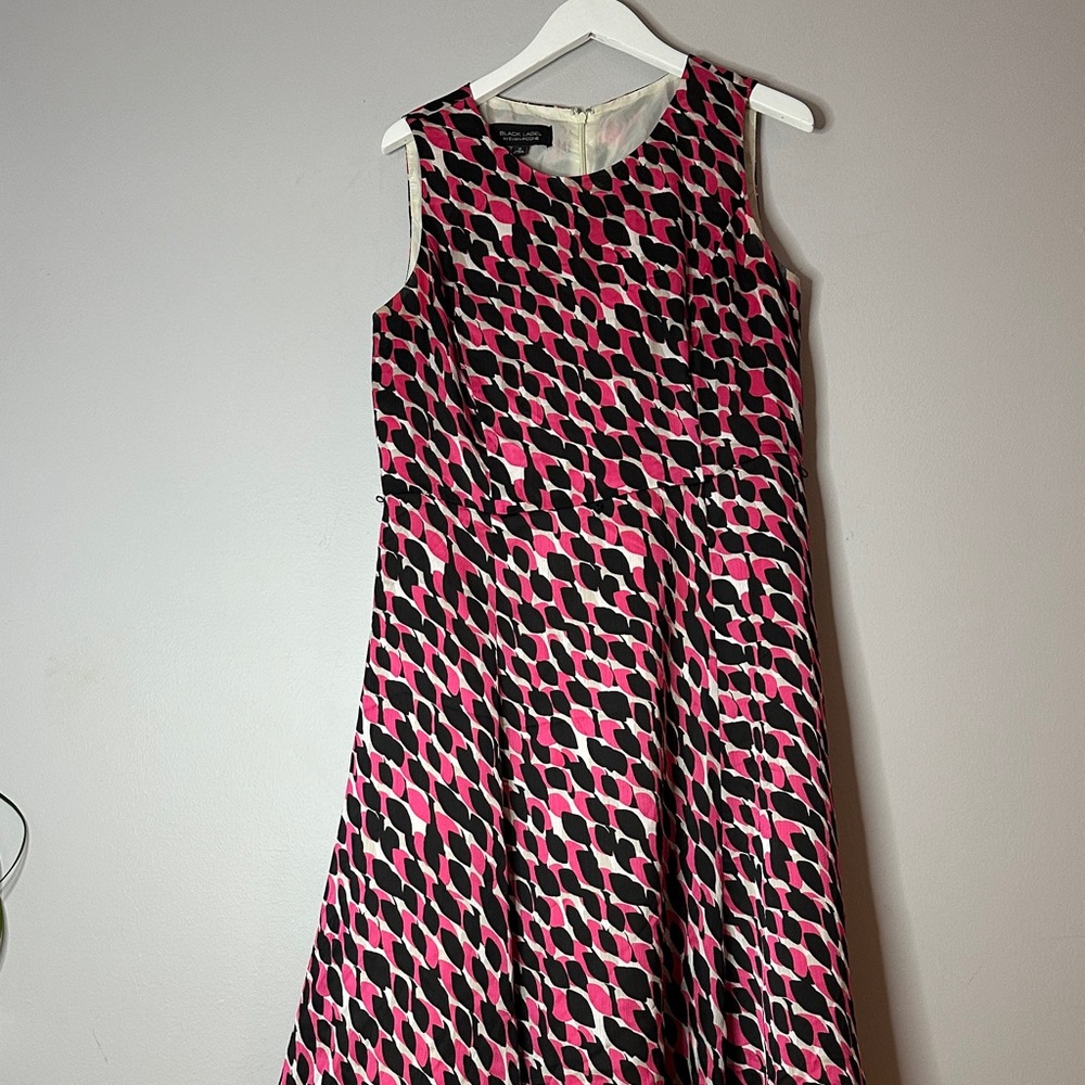 Black Label Pink and Black Sleeveless Dress size 12